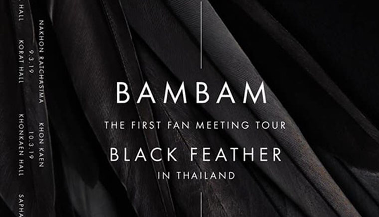 BAMBAM THE FIRST FAN MEETING BLACK FEATHERIN THAILAND