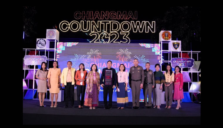 Chiang Mai Countdown 2023 under the concept “Chiang Mai Love is all around”