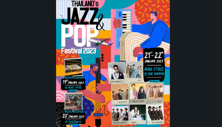 THAILAND’s JAZZ & POP Festival 2023