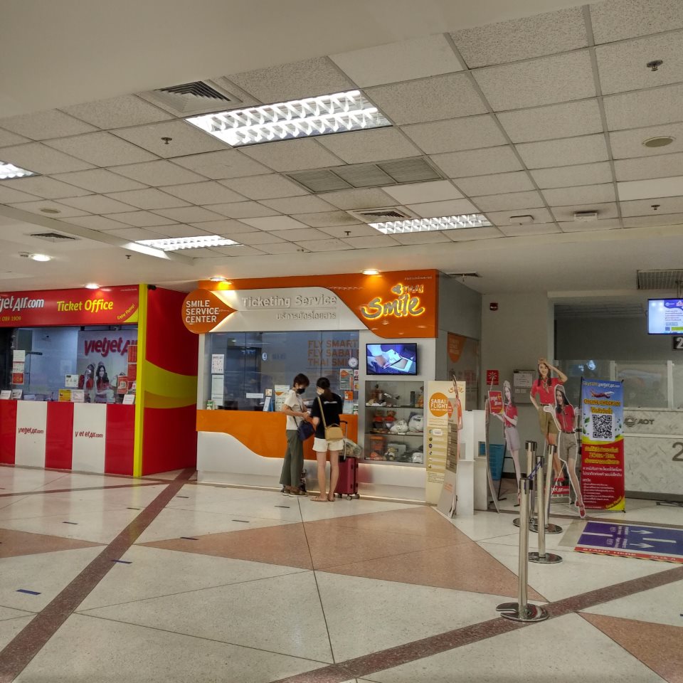Thaismile counter (Chiangmai Airport)