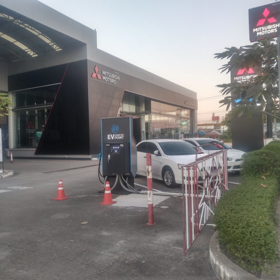 PEA Electric vehicle charging station VA  charging point (Mitsubishi)